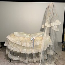 Vintage bassinet satin for sale  Arvada