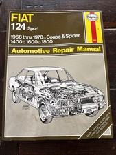 Haynes fiat 124 for sale  Daytona Beach