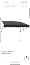 Gray color awning for sale  Schnecksville