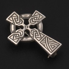 celtic silver brooch for sale  USA