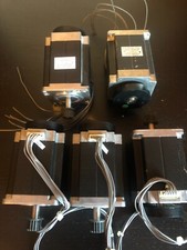 Lote 5 Motores Nema 23 doble eje+actuador Cnc ...minebea  stepper motor, usado comprar usado  Enviando para Brazil