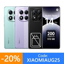 Xiaomi Redmi Note 14 Pro 5G Smartphone 8GB+256GB 200MP NFC 120Hz 5110mAh Globale na sprzedaż  Wysyłka do Poland