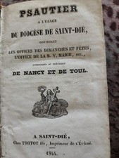 Psautier diocèse saint d'occasion  Rochefort