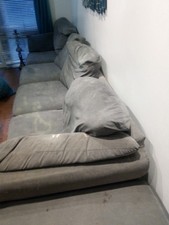 Grey corner sofa for sale  STANMORE