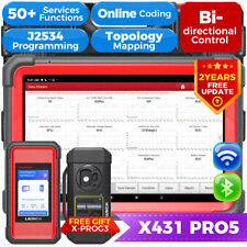LANÇAMENTO X431 PRO 5 PAD V + Scanner de Diagnóstico de Carro J2534 Chave de Programação Codificação BT comprar usado  Enviando para Brazil
