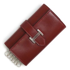 Porta-chaves HERMES Bearn 6 resmas caixa panturrilha, Rouge H comprar usado  Enviando para Brazil