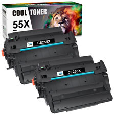2 Toner Preto Compatível com HP CE255X 55X LaserJet P3015 P3015d P3015n P3015dn comprar usado  Enviando para Brazil