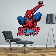 Spiderman personalised wall for sale  SHREWSBURY