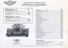 Panther car company for sale  BATLEY