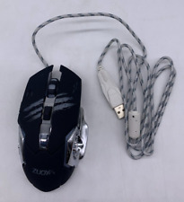 Mouse para jogos ZUOYA profissional gamer 8D 3200DPI ajustável com fio óptico LED Co comprar usado  Enviando para Brazil