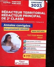 Rédacteur territorial rédact d'occasion  Saint-Denis-de-Pile