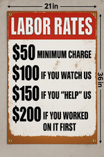 Funny labor rates for sale  Andover