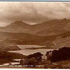 Foto c1920s Capel Curig Wales RPPC Scenic Countryside Sepia-Tone Judge Ltd A348 comprar usado  Enviando para Brazil