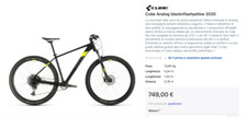 Bicicletta cube analog usato  Martina Franca