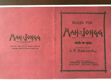 Mah jong instructions for sale  Dublin