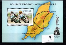 = IRLANDA - MNH - MAPAS - ESPORTES - MOTOCICLETAS - 1996, usado comprar usado  Enviando para Brazil