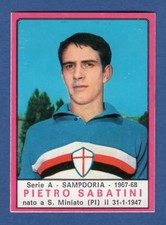 FIGURINA CALCIATORI PANINI 1967/68 REC/REMOVED - SABATINI - SAMPDORIA na sprzedaż  Wysyłka do Poland