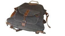 Dark canvas rucksack for sale  SWANSEA