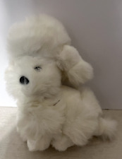 Usado, Poodle branco cachorro pelúcia artes brinquedos vintage 1990 Coreia bicho de pelúcia 10" comprar usado  Enviando para Brazil