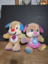 Brinquedo de pelúcia Fisher Price Laugh & Learn Smart Stages irmã e irmão filhote de cachorro criança comprar usado Brinquedo de pelúcia Fisher Price Laugh & Learn Smart Stages irmã e irmão filhote de cachorro criança comprar usado  Enviando para Brazil