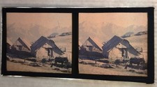 Autochrome chalet montagne d'occasion  Louhans