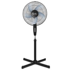Usado, Suporte de pedestal Simple Deluxe oscilante 16" 3 velocidades ajustáveis, 16" preto comprar usado  Enviando para Brazil