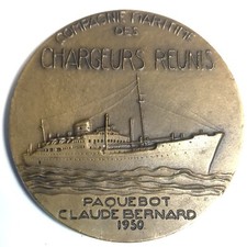 Médaille paquebot claude d'occasion  Nantes-