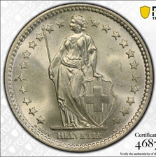 Switzerland helvetia francs d'occasion  France