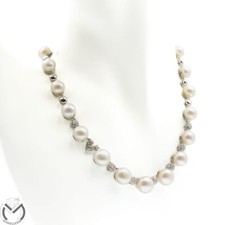 Collana oro bianco usato  Italia