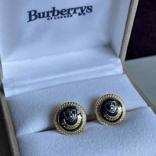 Burberry cufflinks gold for sale  MILTON KEYNES