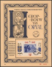Belgium 1942 commemorative d'occasion  Belgique