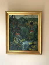 Vintage river scene for sale  SUDBURY