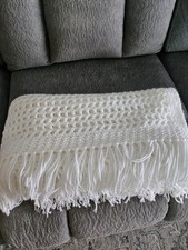 Afghan handmade white for sale  Ruskin