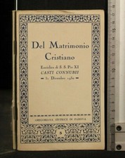 Del matrimonio cristiano. usato Del matrimonio cristiano. usato  Marino
