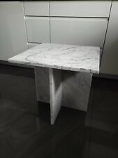 Stolik kawowy kwadratowy marmurowy biały (bianco carrara EXTRA) na sprzedaż  PL