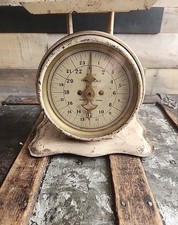 Pelouze 24 ESCALA DE COZINHA Fazenda Rústica Vintage Industrial Chicago Creme Osso  comprar usado  Enviando para Brazil