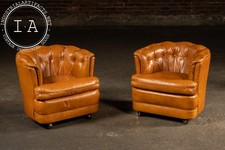 Pair tufted barrel for sale  USA