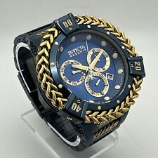 Invicta ~55mm Reserva BLUE LABEL Bolt Hercules Relógio Suíço Chrono Tom Dourado SS comprar usado  Enviando para Brazil