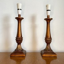 Pair wood brass for sale  BROMLEY