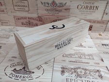 Wooden wine box for sale  CHIPPENHAM