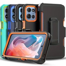 Capa telefone resistente + vidro temperado para Motorola Moto G Stylus 5G 2025, usado comprar usado  Enviando para Brazil