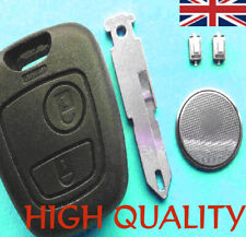Peugeot 206 2 Botão Controle Remoto Chaveiro Kit de renovação de reparação de caso comprar usado  Enviando para Brazil