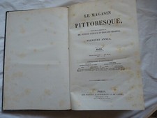 Magasin pittoresque 1833 d'occasion  Rosheim