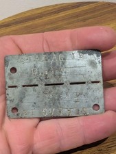 Plaque identité stalag d'occasion  Le Val-d'Ajol