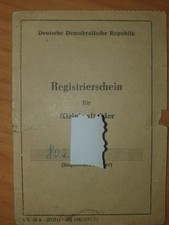 Riginal registrierschein betri gebraucht kaufen  Tangermünde