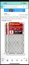 Pack filtrete 14x25x1 for sale  Covina