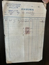 Turkey 1940s invoice for sale  Stamford