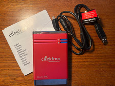 NOVO Click Free Backup Automático 320GB Disco Rígido Externo HD325 Vermelho Vista XP comprar usado  Enviando para Brazil