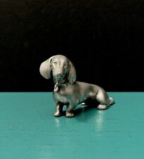 Fine pewter dachshund for sale  Godfrey