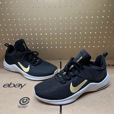 Tênis de treinamento Nike Air Max Bella TR 2 feminino tamanho 11.5 preto dourado AQ7492 001, usado comprar usado  Enviando para Brazil